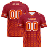 Custom Red White Florida Personalized Authentic Football Jersey FBJ02-D023033-29